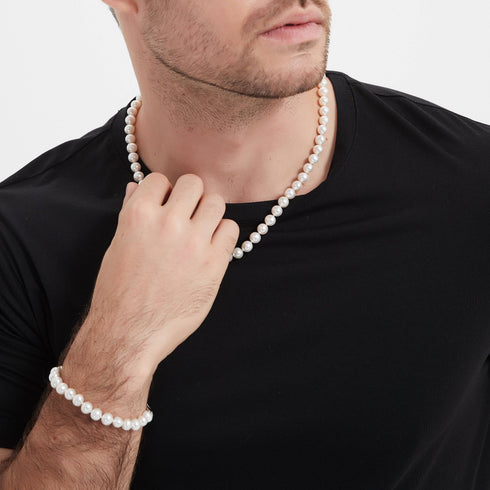 8-9mm White Freshwater VersaPearl Necklace - House Of Pearls